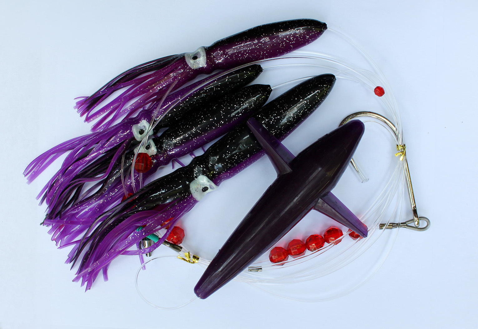 TACKLEWORKS Daisy Chain Arsenal Tuna Marlin Dolphin with Free Bag