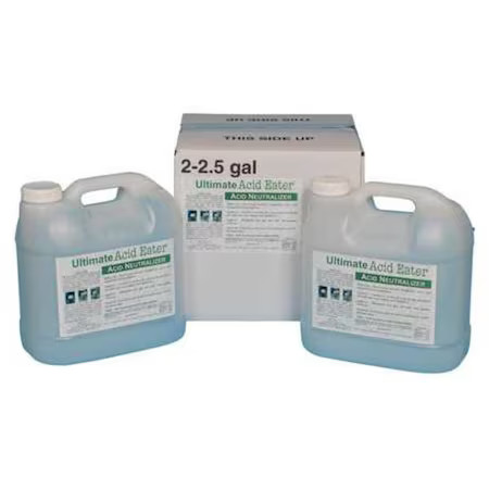 Ultimate Acid Eater 2001-025 Chemical Neutralizer, Acids, 2.5 Gal., Pk2
