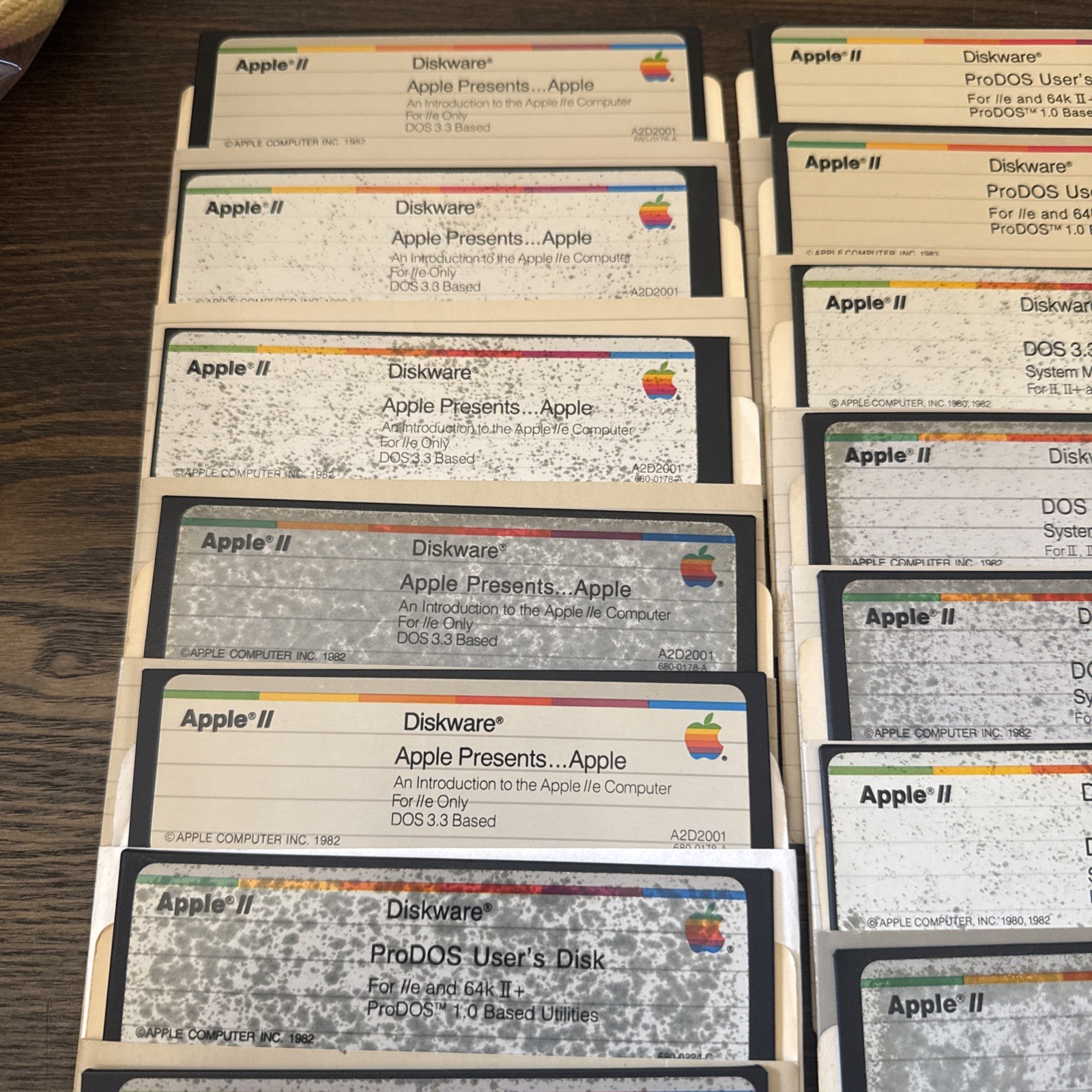 18 Floppy Disk Lot for APPLE II - Computer, software, Etc