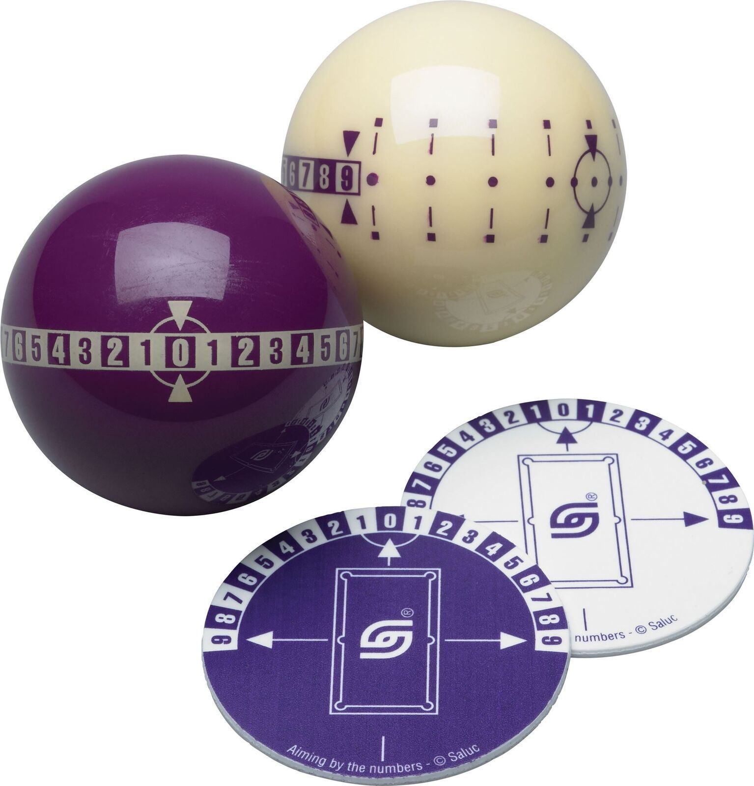 Aramith Aiming by Numbers Method Training Balls