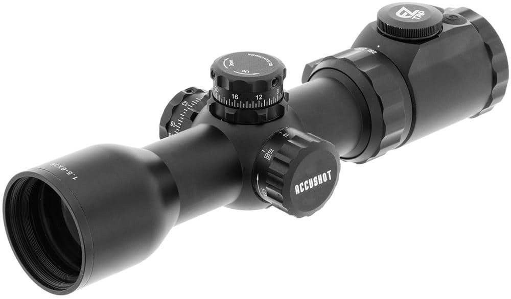 UTG OP3 1.5-6X36 30mm Crossbow Scope,AO,RGB,130 Hunter BDC-OP3-G1563CRWQ