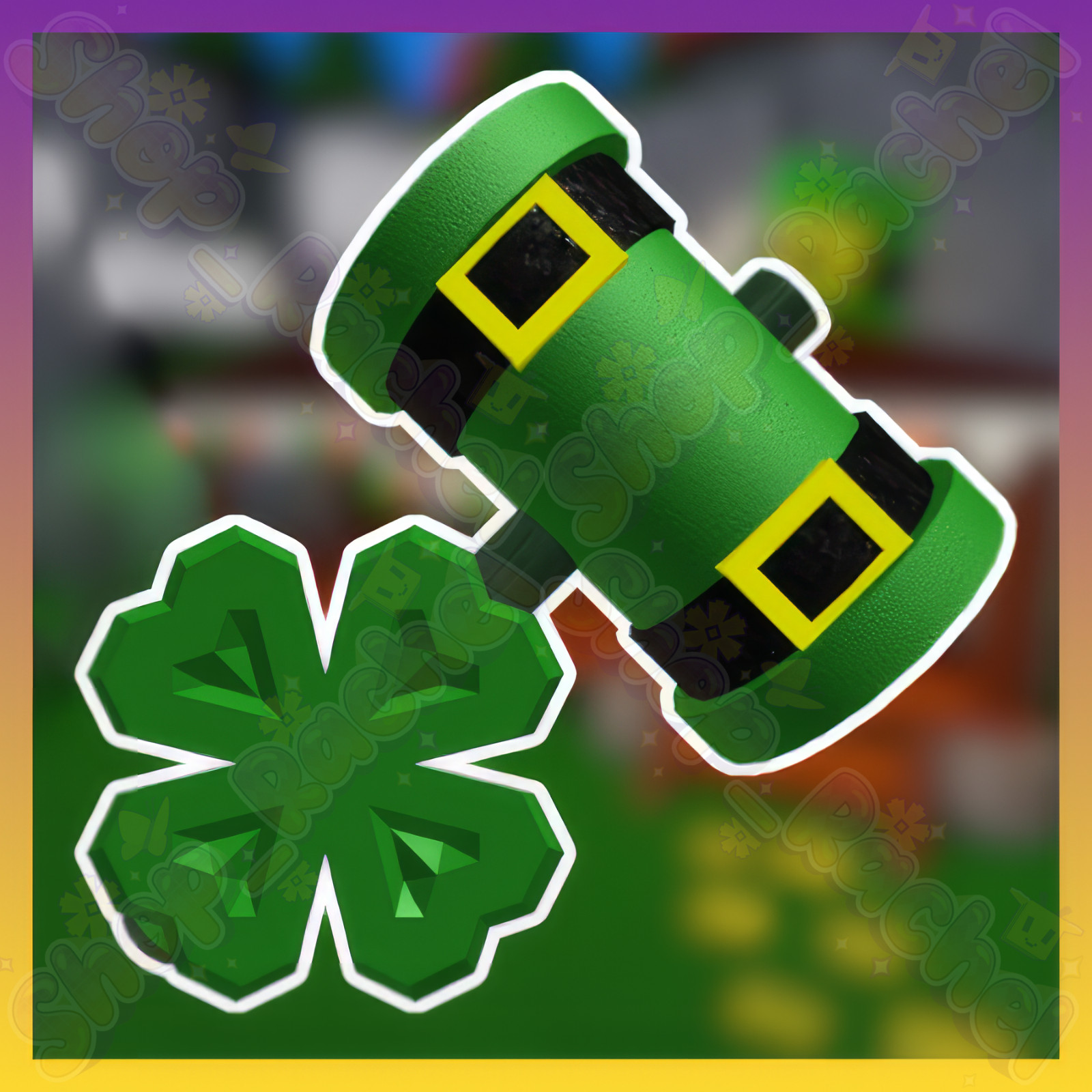 🍀 Lucky Top Hat Set - Flee the Facility (FTF) 🍀