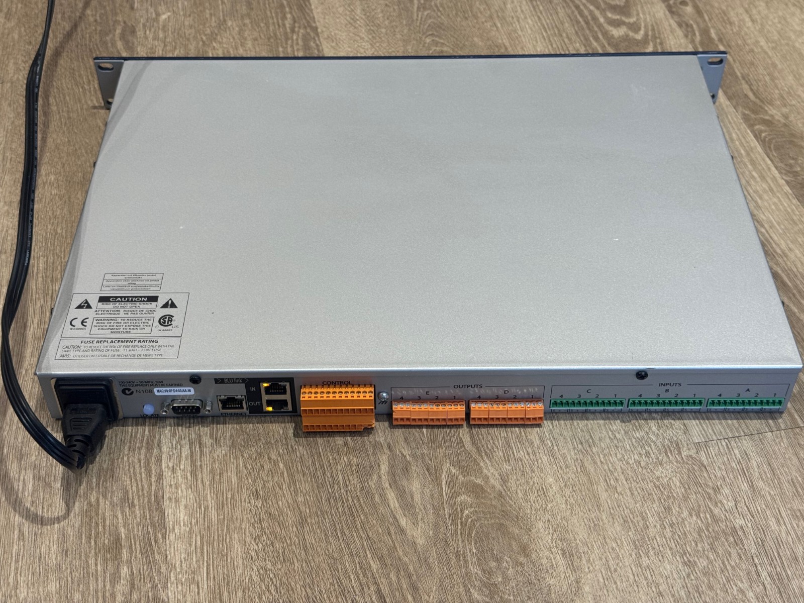 BSS Soundweb London BLU-101 Conferencing Processor w/ AEC 12x8 Signal Processor