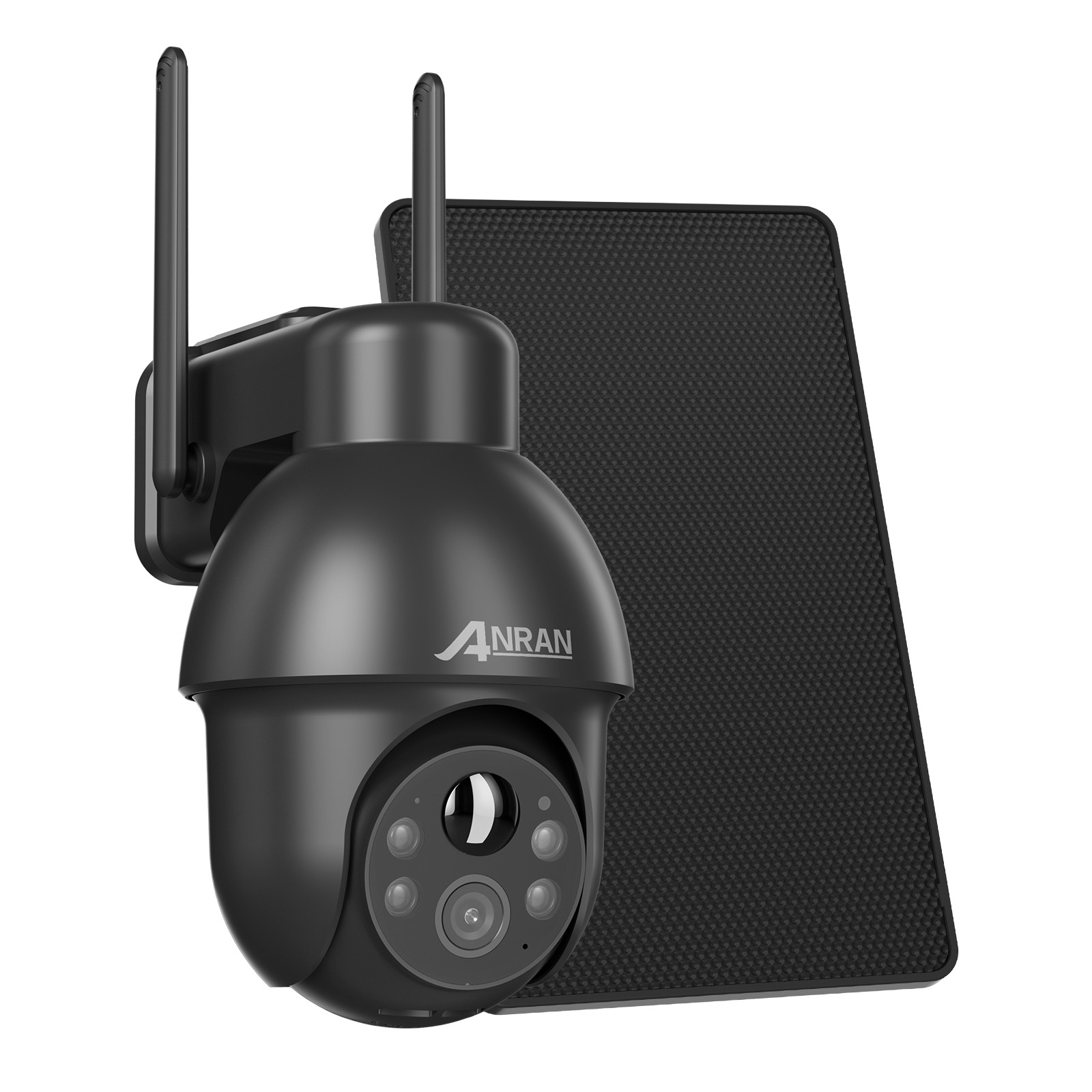 ANRAN Home Security Camera System Solar Panel 360°PTZ Wireless 3MP Outdoor Home
