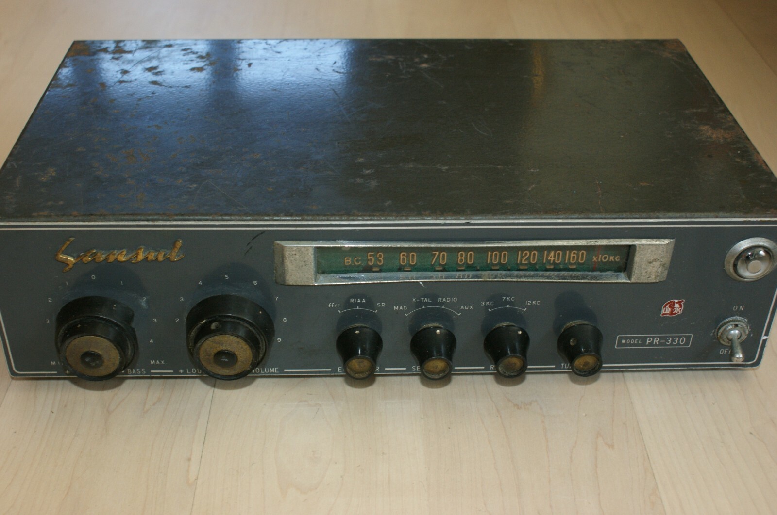 Sansui PR-330 Tube Preamp Tuner for Parts/Repair Vintage 1950's Receiver