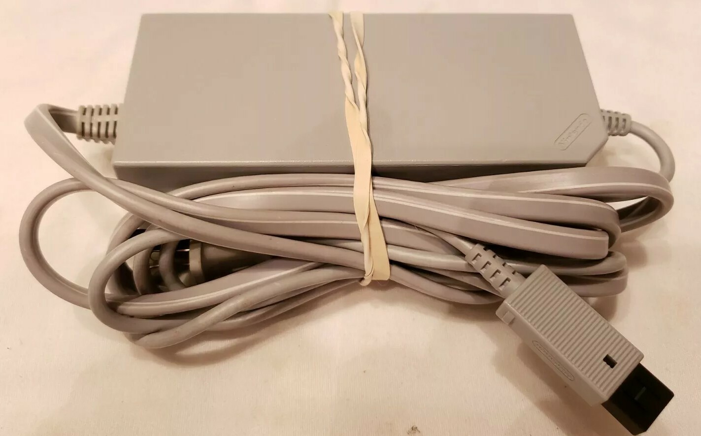 Original OEM Nintendo Wii AC Power Adapter (RVL-002) Good Condition