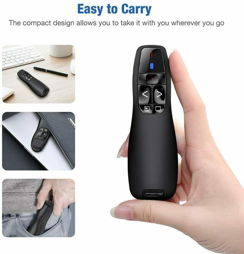 Power point Presentation Remote Wireless USB PPT Presenter Laser Pointer Clicker