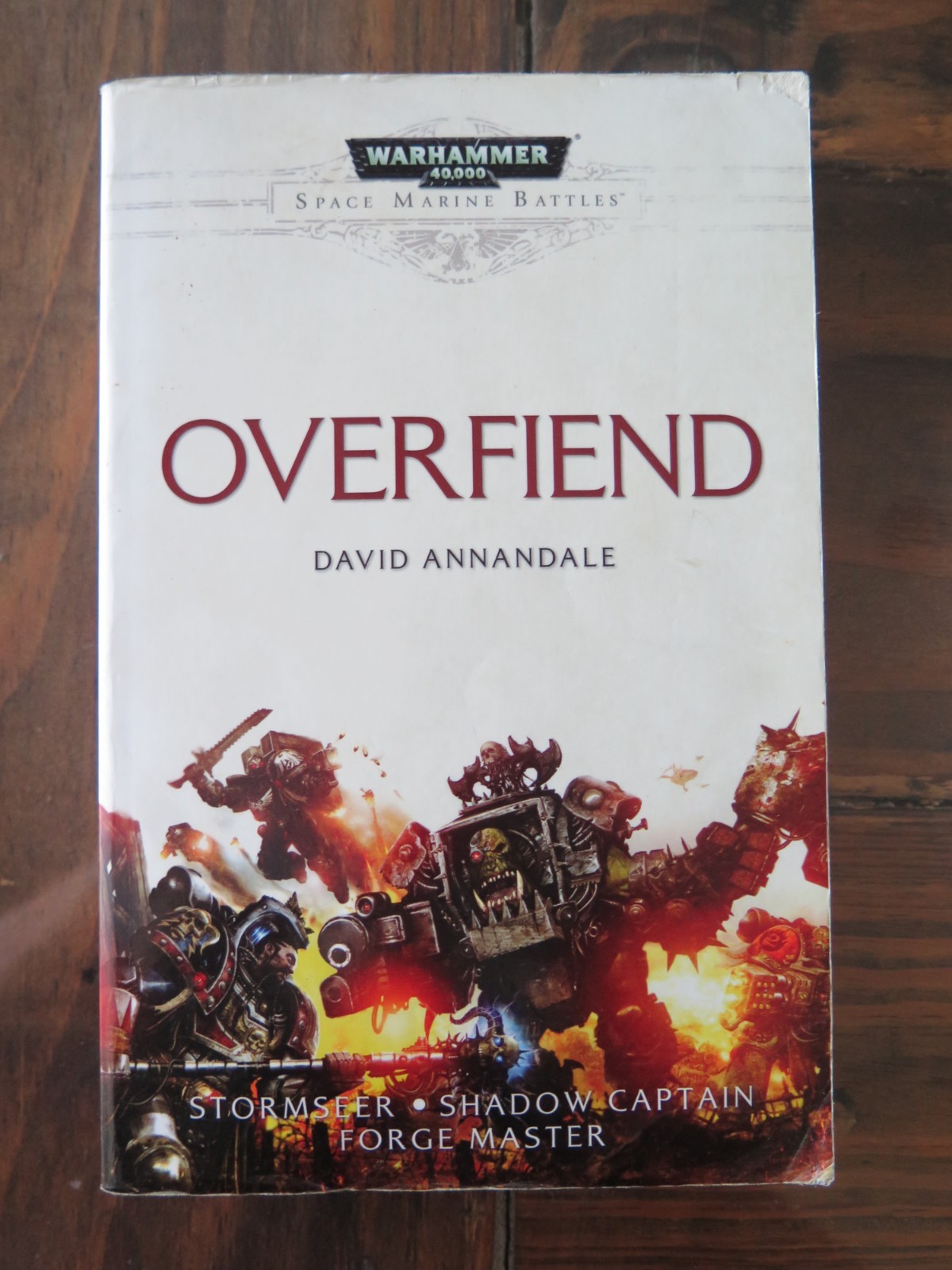 WARHAMMER 40K 40,000 OVERFIEND SPACE MARINE BATTLES NOVEL DAVID ANNANDALE SC PB