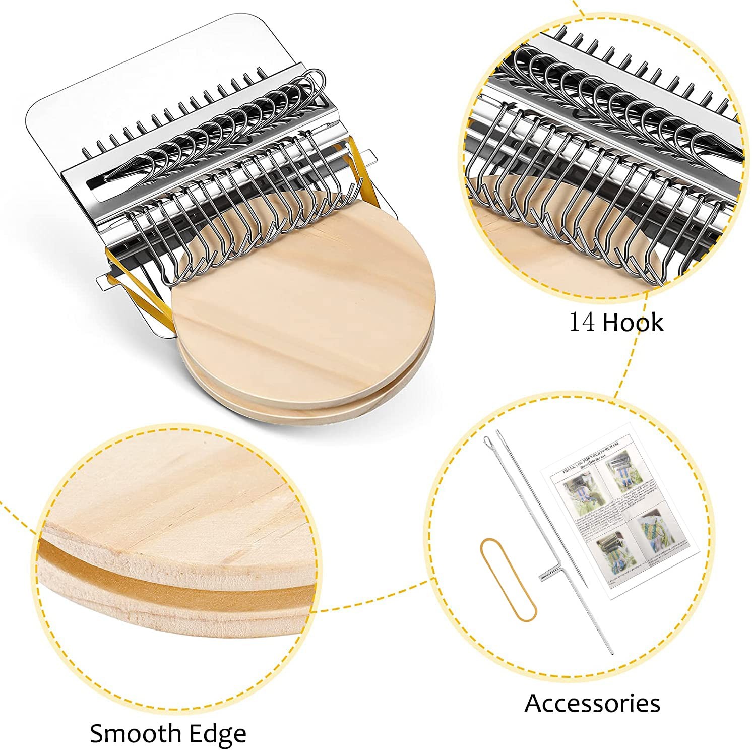 Small Loom Speedweve Type Weave Tool,darning Loom Quickly Mini Mending Conven...