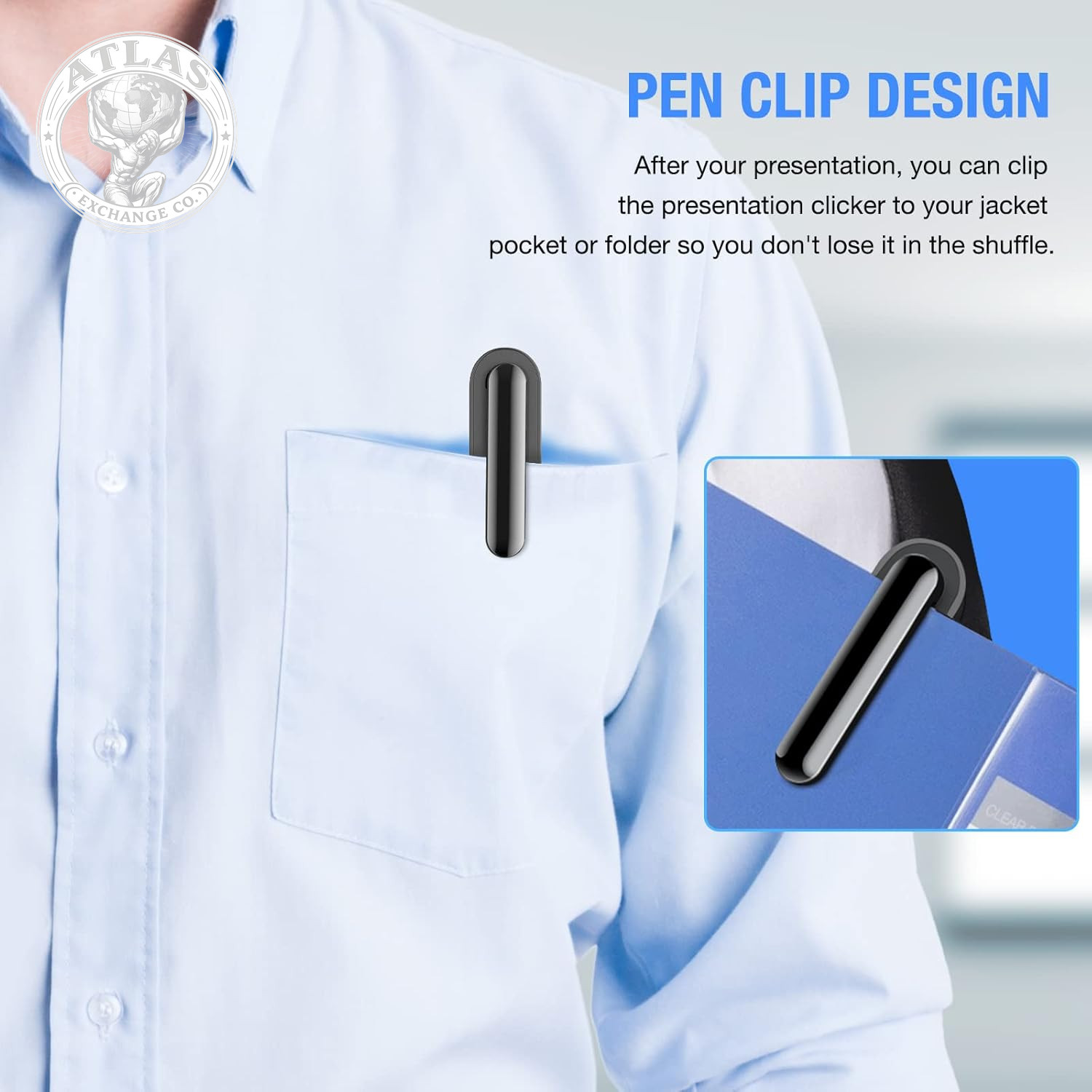 Laser Pointer for Presentations, Wireless Presenter Clicker for Powerpoint Slide