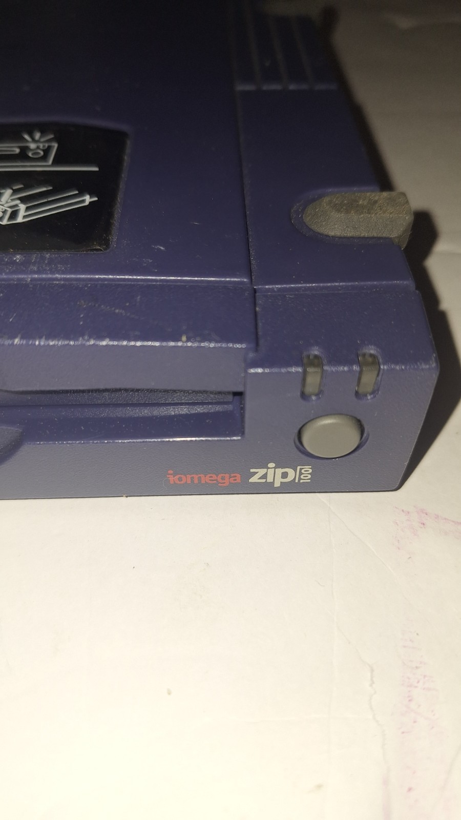 UNTESTED iOmega Zip 100 External Drive Disk Parralel Port