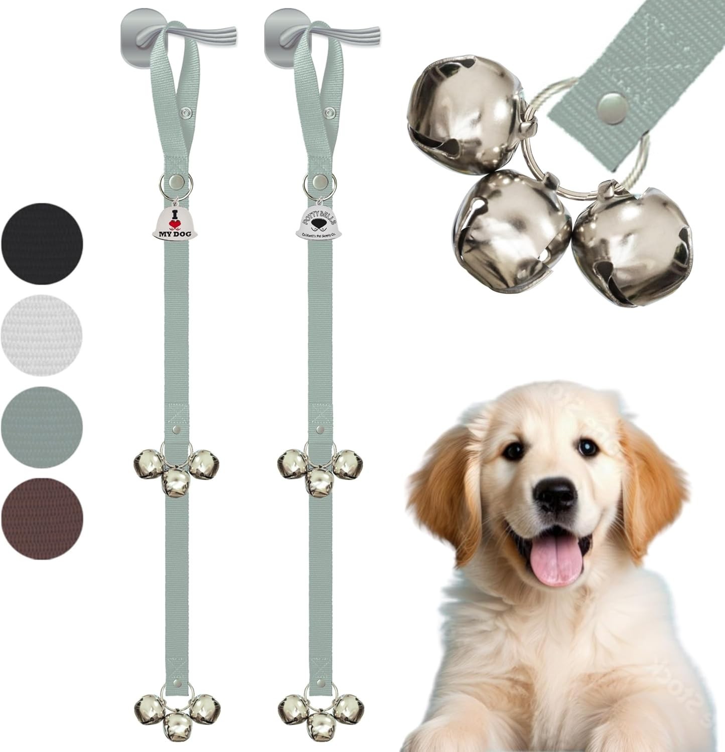 Dog Potty Bells, Dog Door Bell, Bells to Go Outside, Potty Training Bell, Dog...