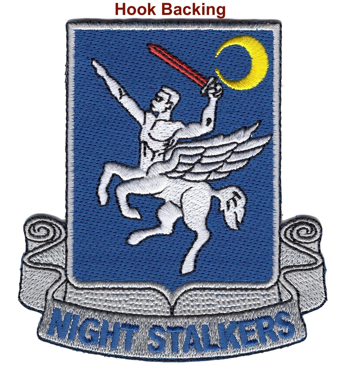 160th SOAR 101st Airborne Division Patch Hook Backing