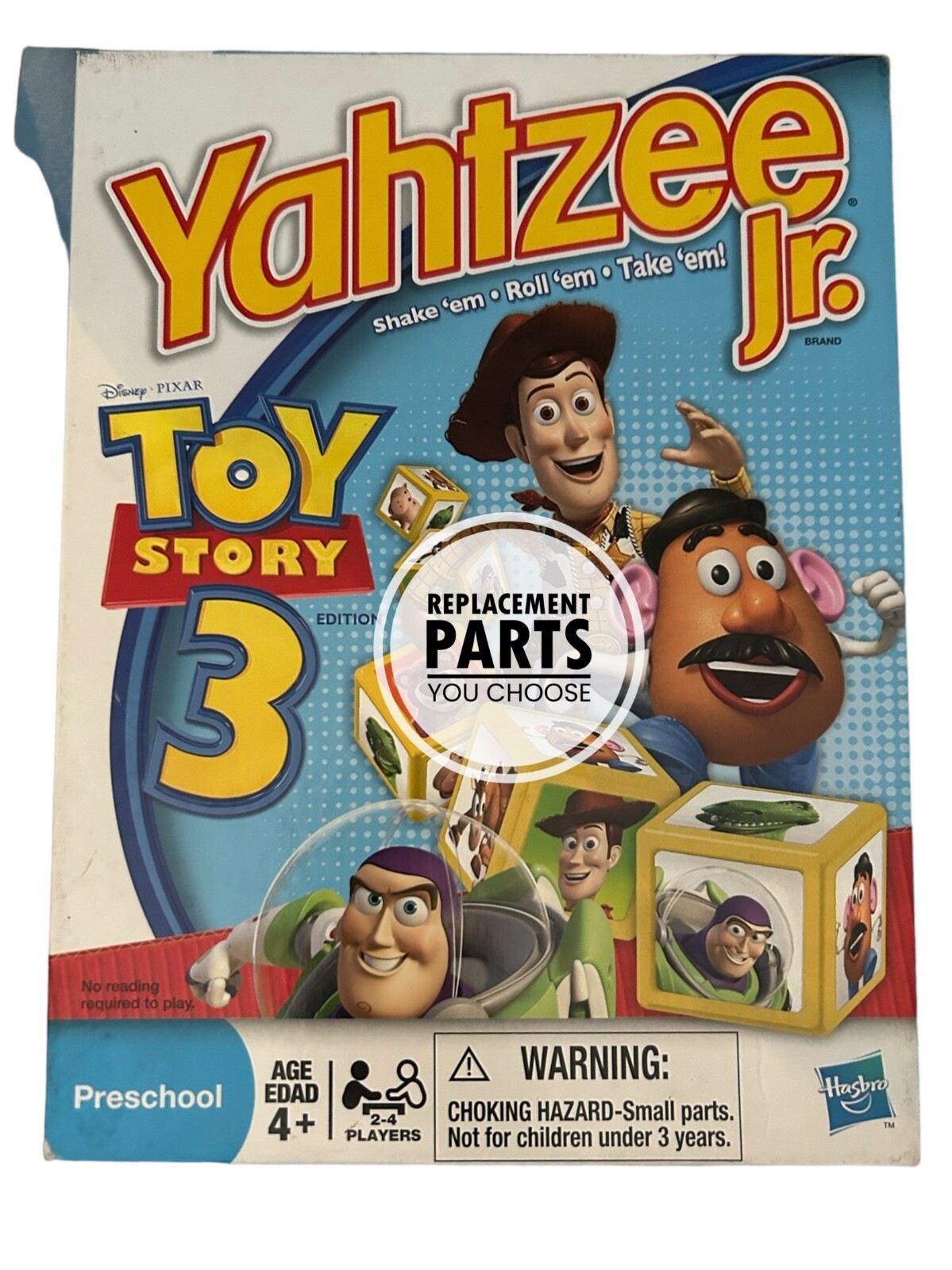 Yahtzee Jr Junior Toy Story 3 REPLACEMENT PARTS PIECES YOU CHOOSE