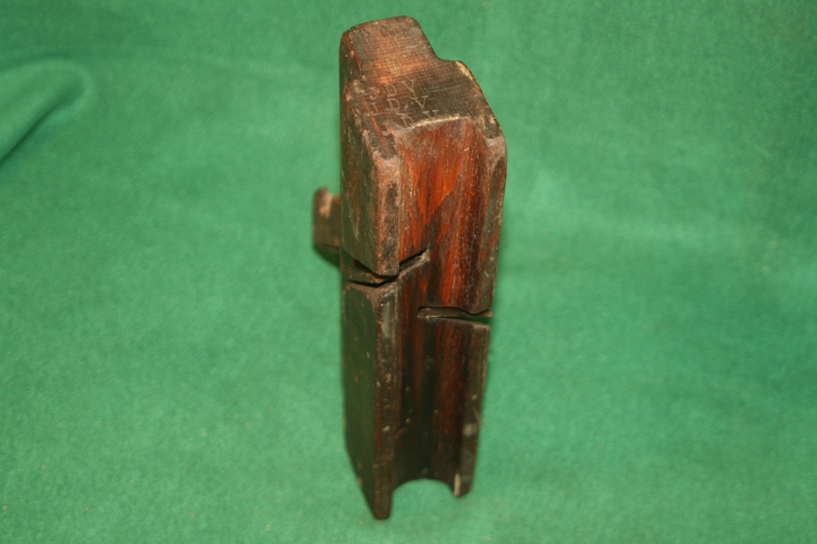 Antique Owasco Tool Co 1875 Two Iron 1-1/4" Nosing Plane INV#BD05