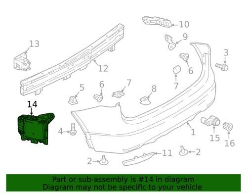 Genuine Nissan Blind Spot Radar 284K1-HV00A