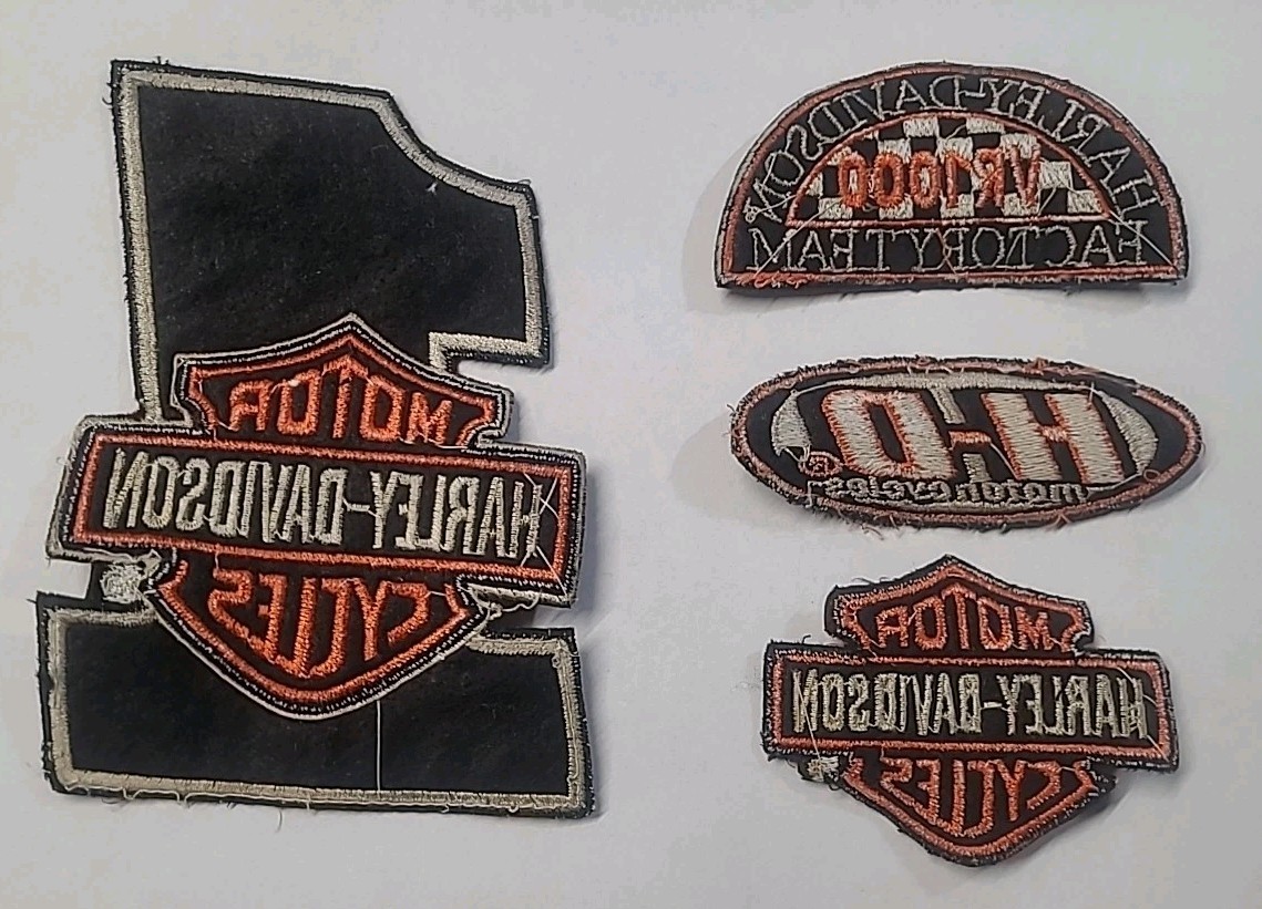 Harley Davidson Patch Lot VR1000 Racing H-D Motorcycles Bar Shield