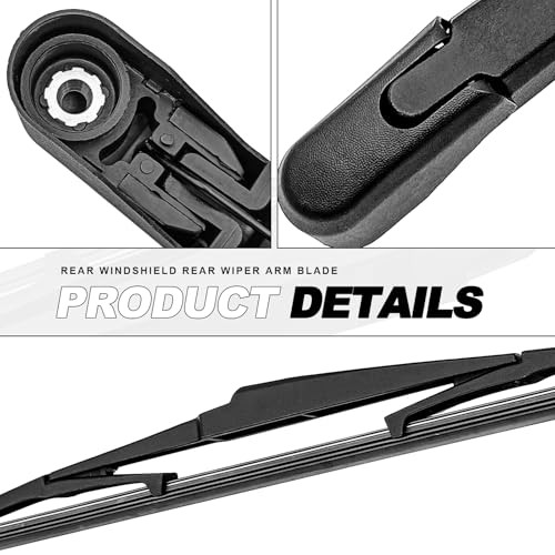 Rear Windshield Back Wiper Arm blade Set Compatible with Mazda CX 5 2013 2014