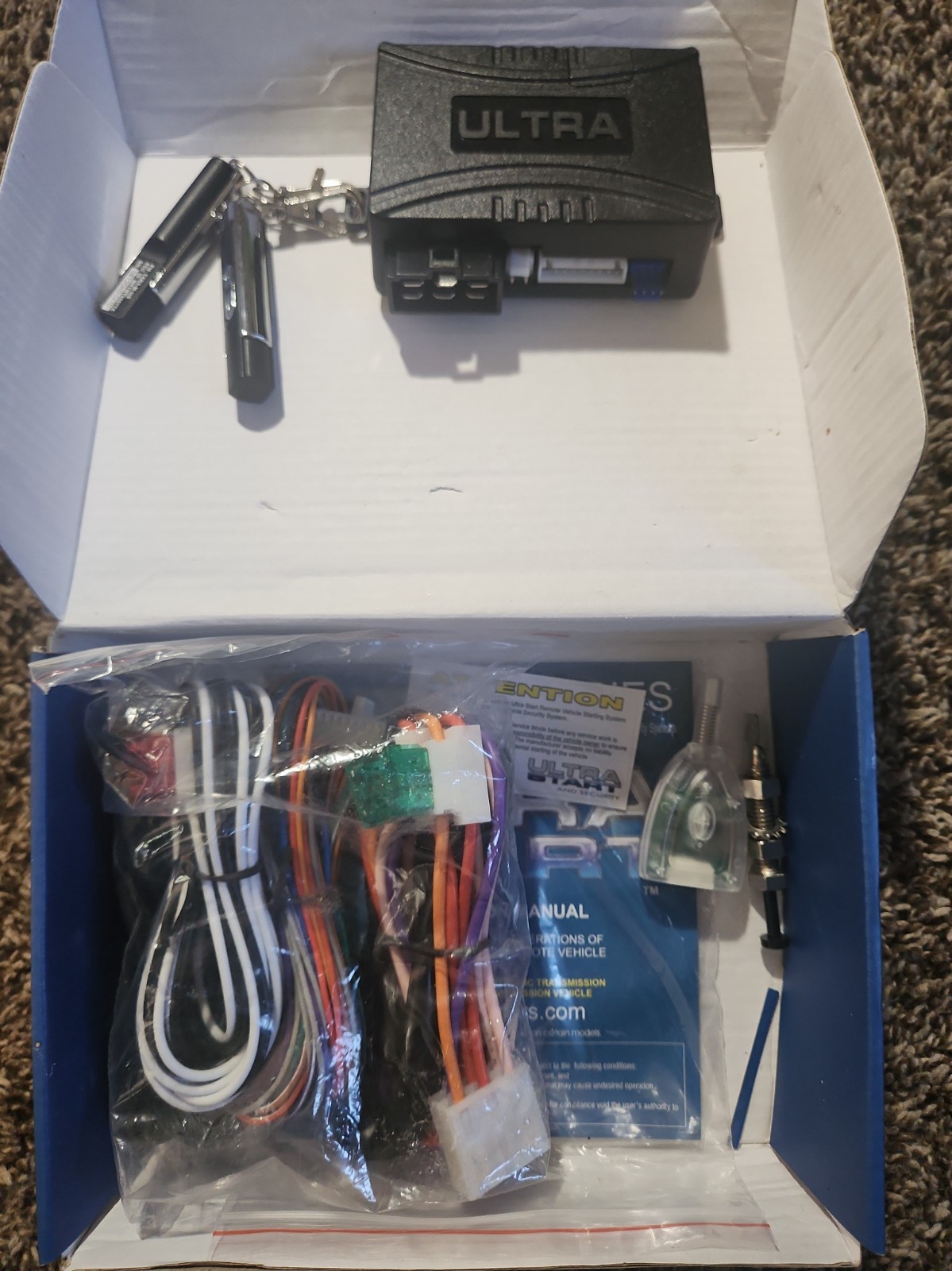 Ultrastart U1172-xr Pro 2,800 Foot Range 1-button Remote Car Starter/keyless