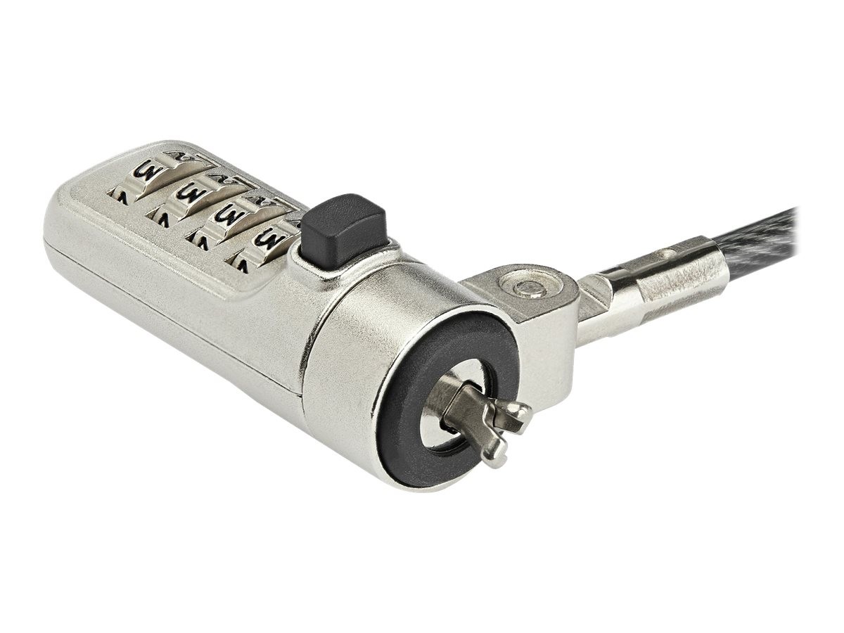 StarTechcom Laptop Combination Lock 4 Digit Security Cable for