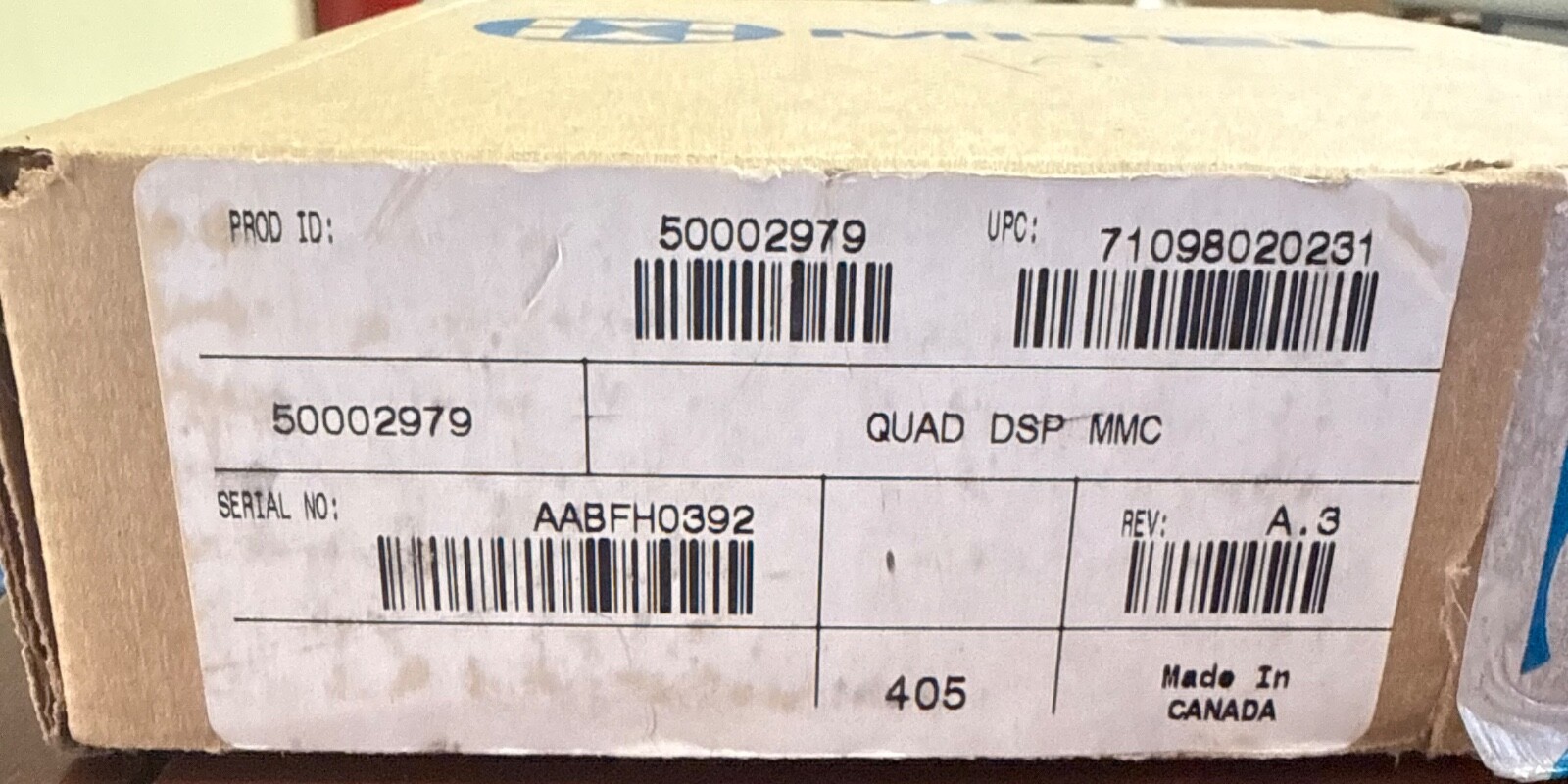 NEW OPEN BOX Mitel SX200 3300 MX Controller 50002979 Quad DSP MMC Expansion Card