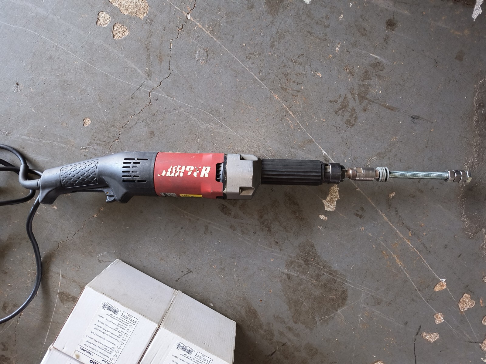 Suhner Electric Variable Speed Straight Grinder Polisher USK 6R & 4 - Flap Drums