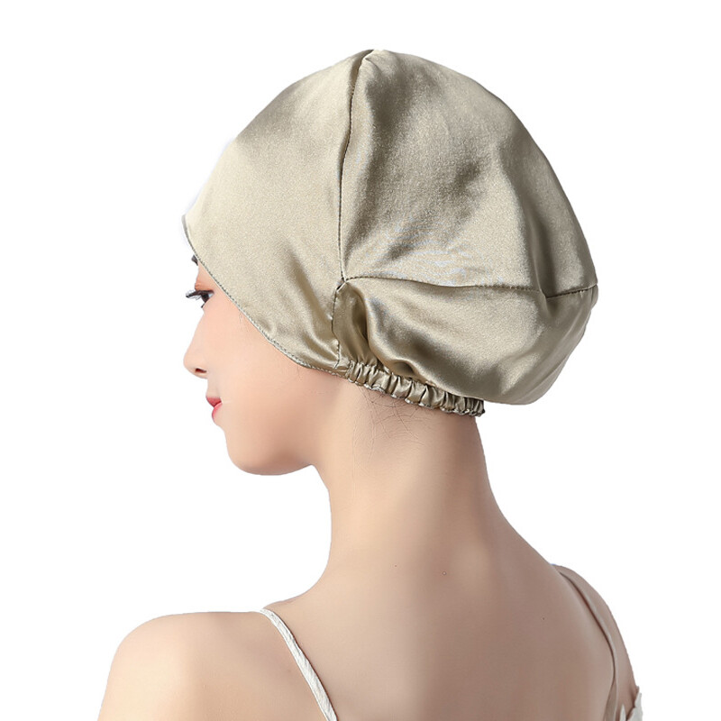 Mulberry Silk Night Cap Hair Wrap Sleeping Cap Bonnet for Hair Care Cosmetology