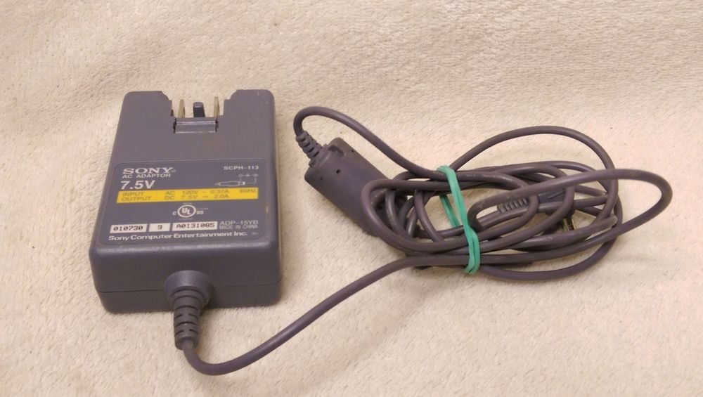 Sony OEM AC Adaptor 7.5V 2.0A SCPH-113 Adapter PlayStation PS One Psone 6Z