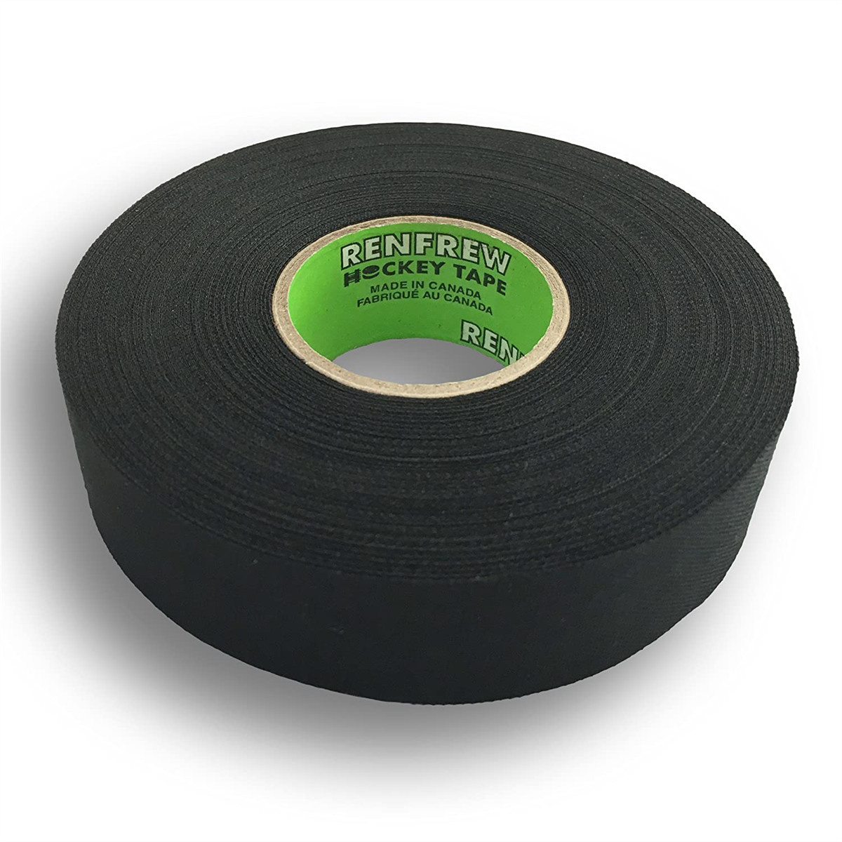 Chaos Safety Supplies Renfrew Cloth Hockey Tape, 1" (Straight Edge Black, 25m lo