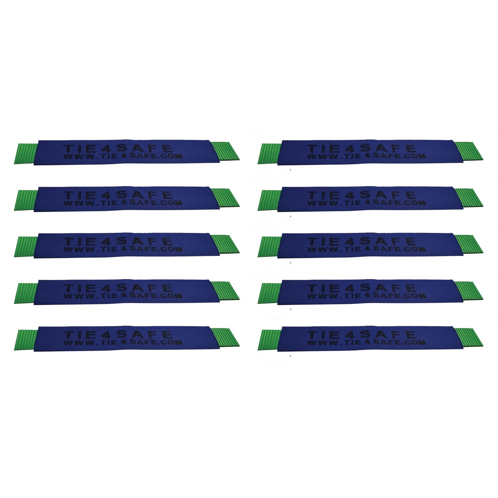 10 Pack 24" Sliding Sleeve Webbing Web Protector for 2" Ratchet Tie Down Strap