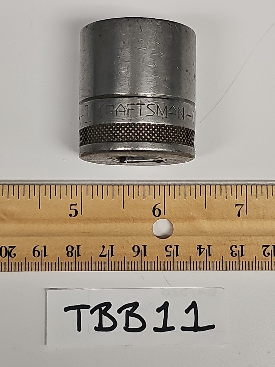 Vintage Craftsman 1" Shallow Well Socket 1/2" Drive 12 Point -H-