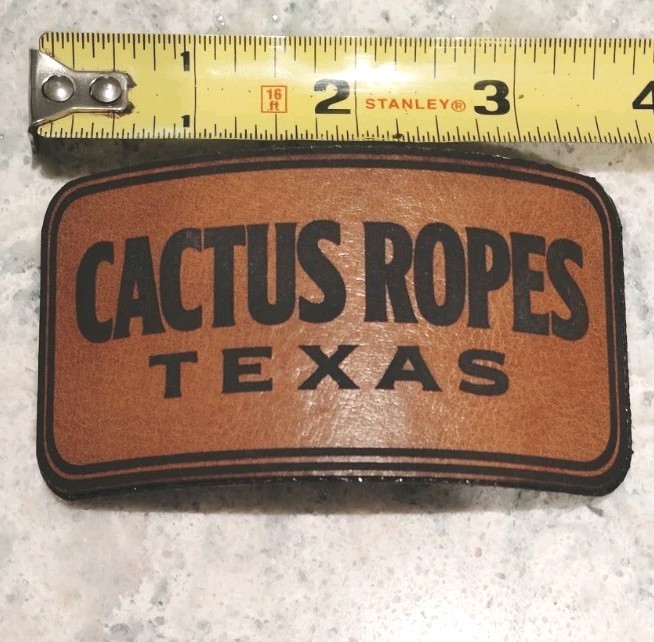 Cactus Ropes Morale Patch From "The Dutton Ranch" TV Show - Hook & Loop