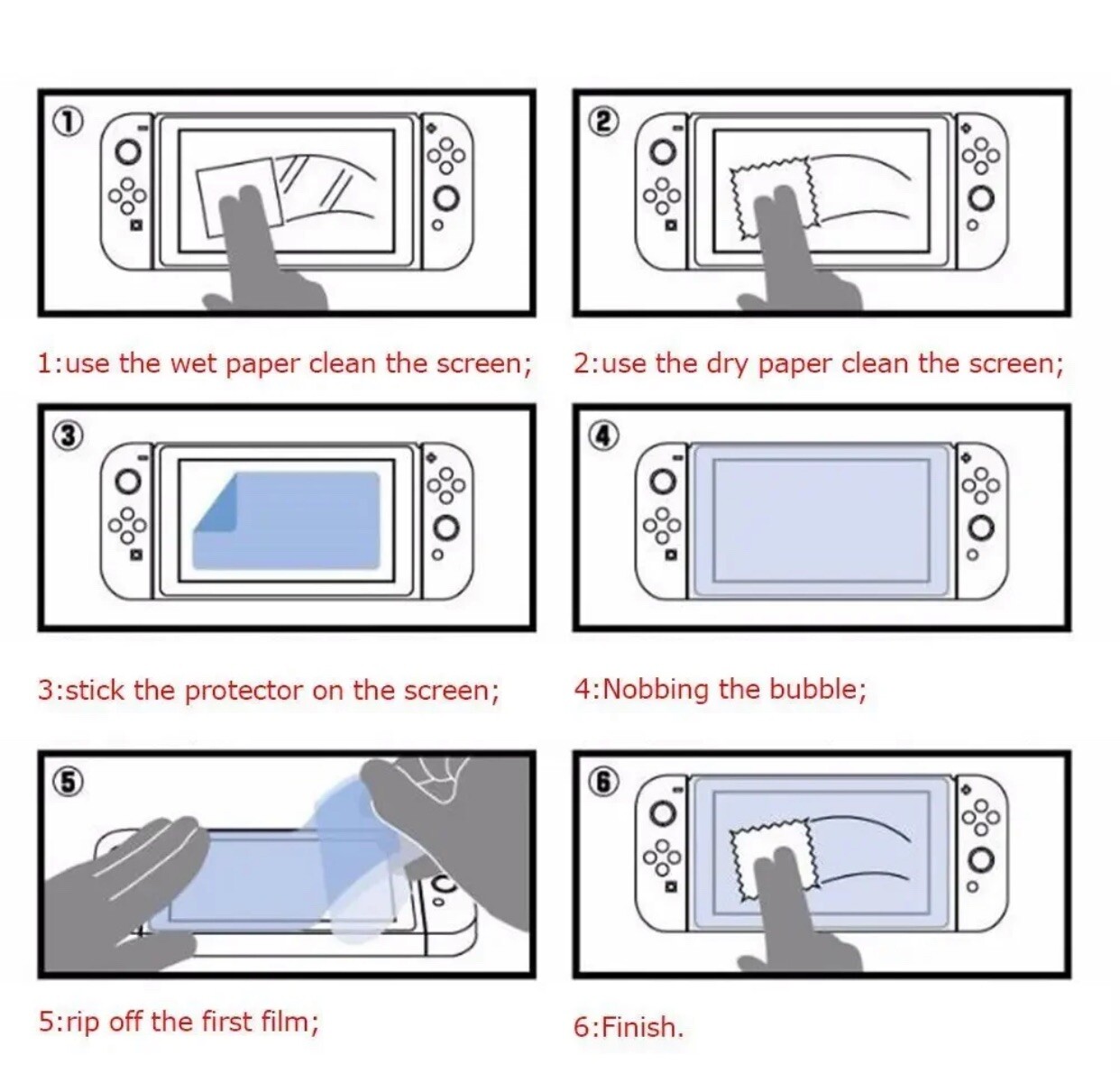 (3pack) Nintendo Switch OLED OneTouch Glass Screen Protector (2021)