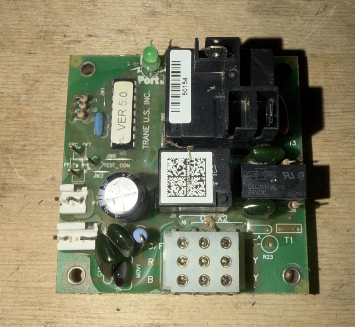 Trane CNT05010 Control Board 21C140501G54 USED **TESTED**