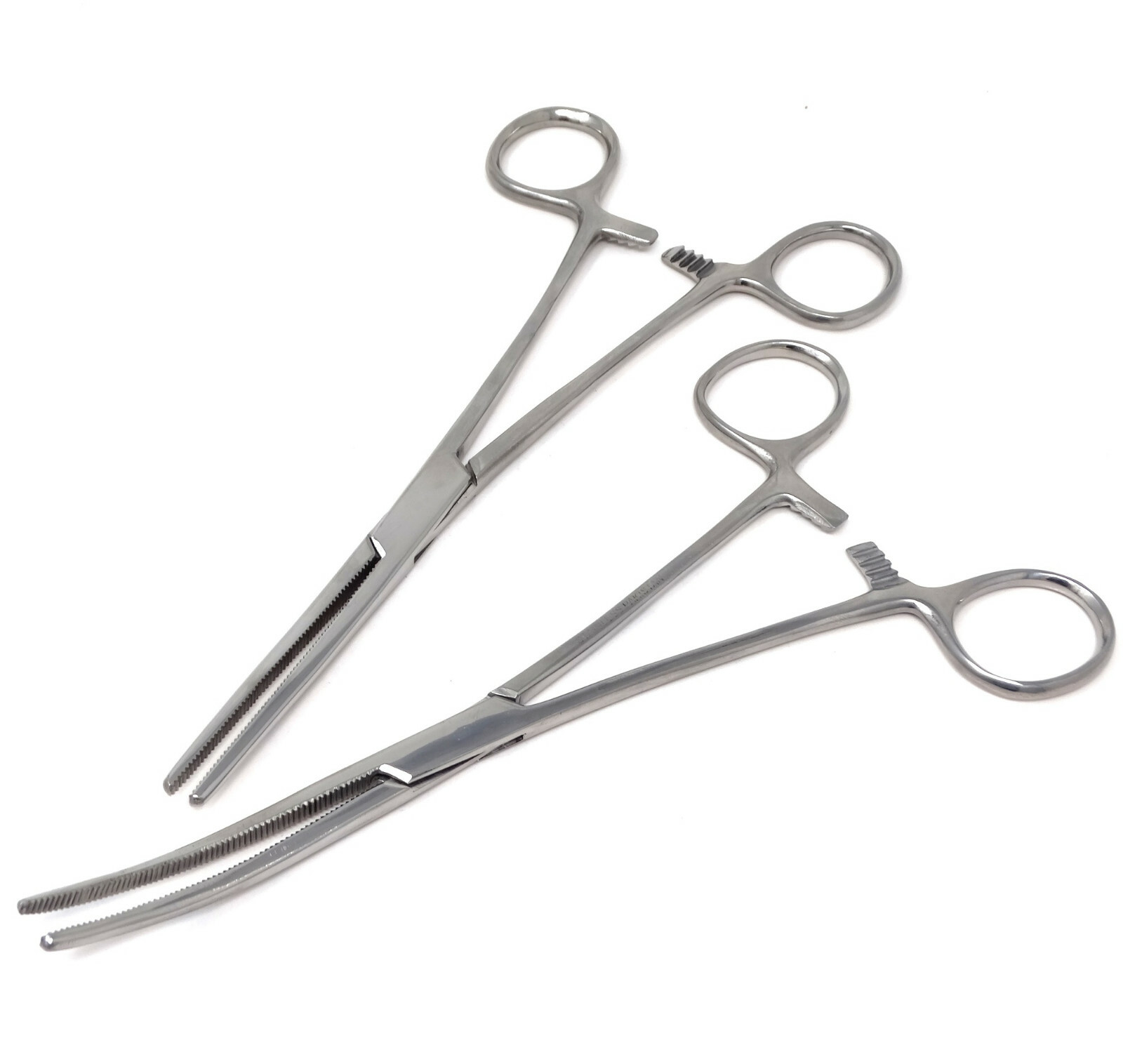 2 x Rochester Pean Locking Forceps 6.25" CRV+STR Jaws Surgical Dental Instrument