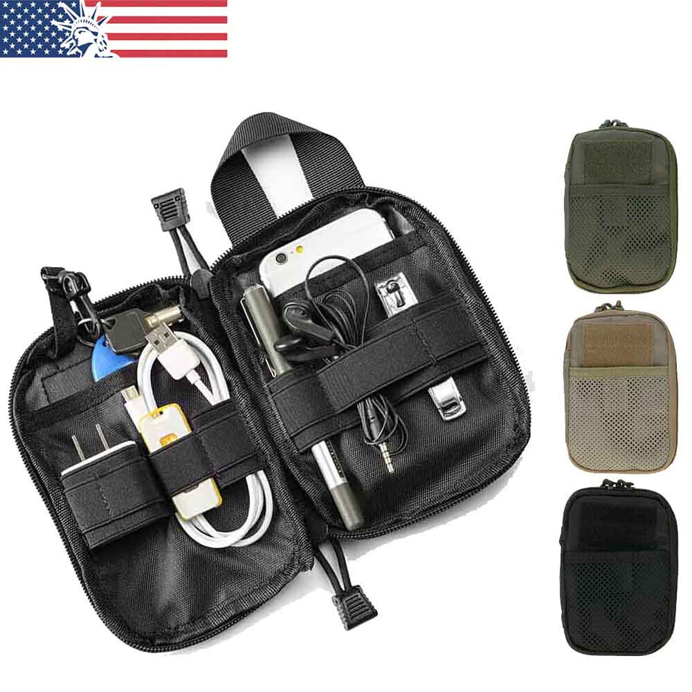 Tactical Molle Pouch Compact Utility Gadget Tools Organizer Waist EDC Pouch Bag