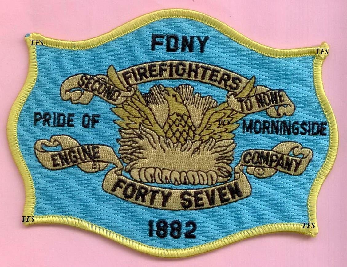 New York City Fire Dept Engine 47 Patch