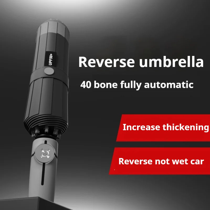 Large  Bones Automatic Windproof Umbrella Compact Folding Umbrella