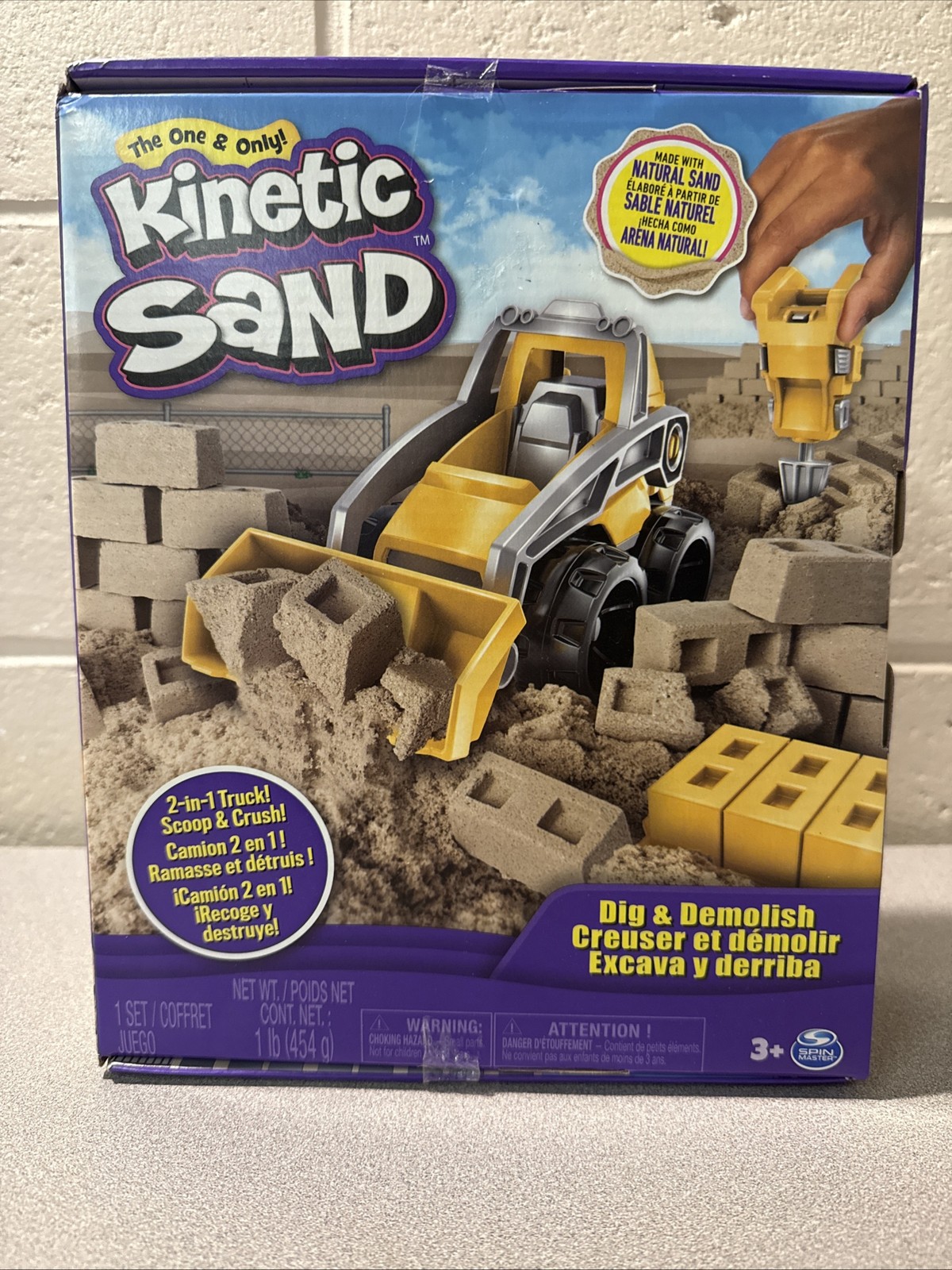 KINETIC SAND - DIG & DEMOLISH TRUCK PLAYSET