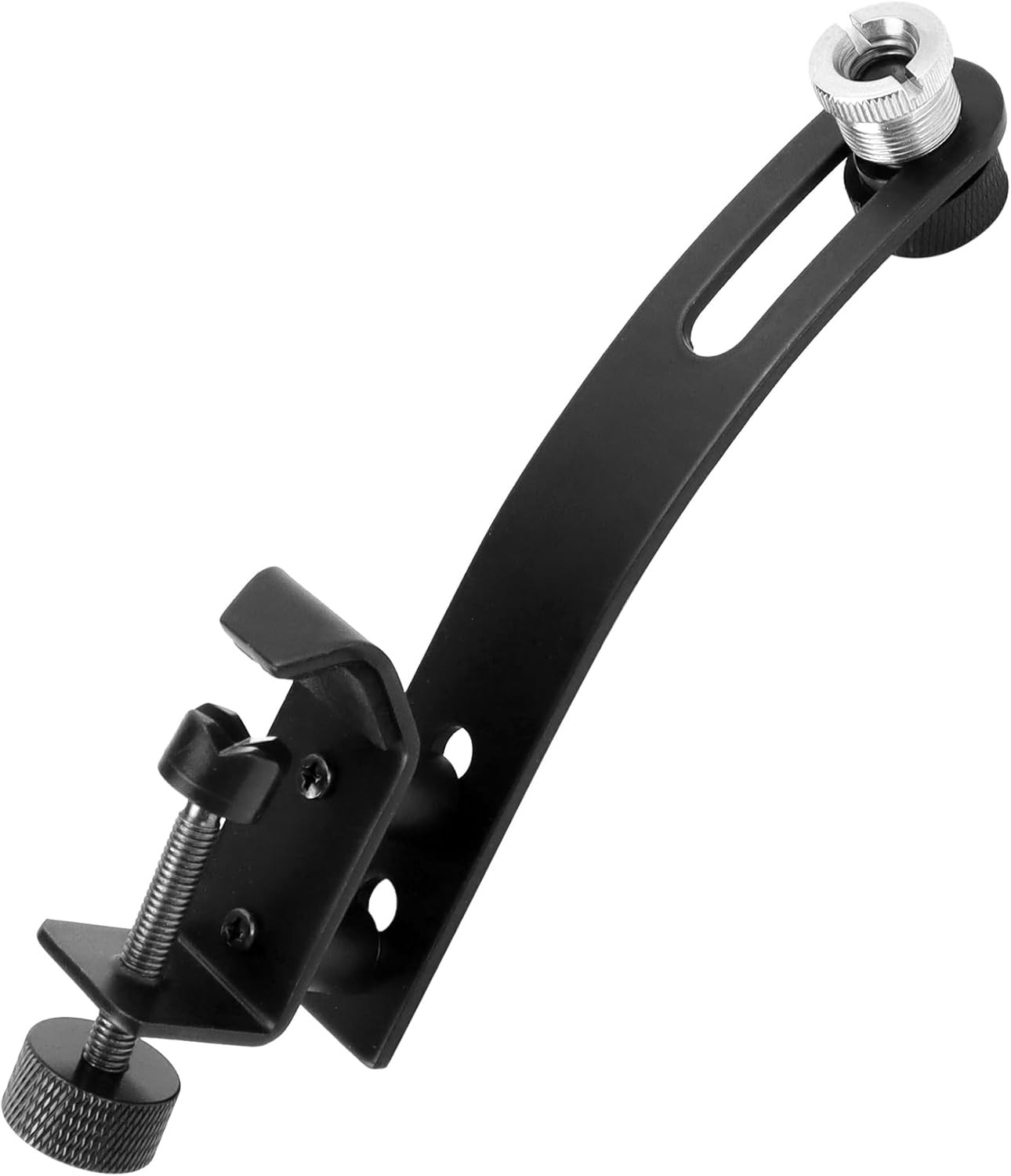 Metal Drum Microphone Shockproof Clip Set with Adjustable C-Clamp Mounts