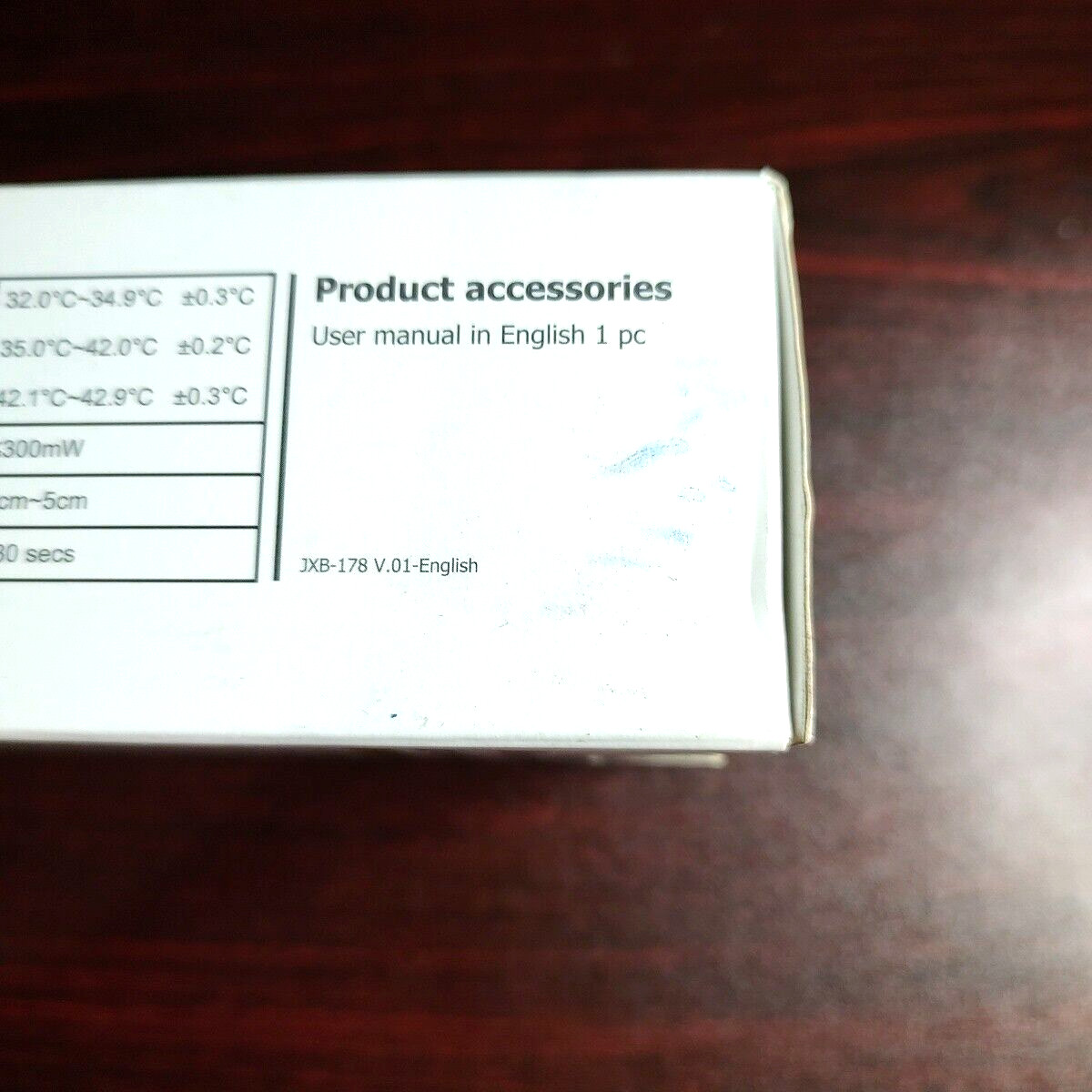 Berrcom Infrared Forehead Thermometer JXB 178 NonContact 1 Second Testing