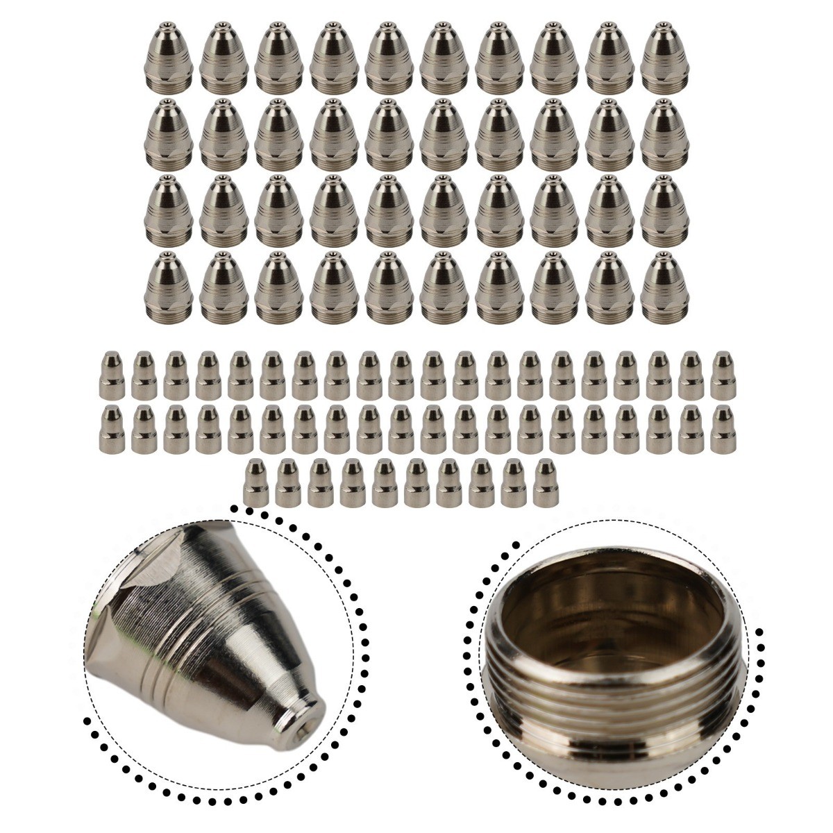 Superior-P80 Cutter Torch Electrode Tip Nozzle For CUT 120 Plasma Cutting Set