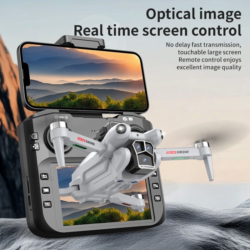 CS24 Foldable RC Drone with Camera & Obstacle Avoidance, Optical Flow Positioni