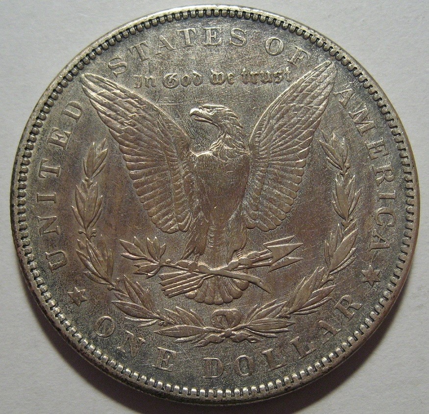 = 1888 XF MORGAN Dollar, CLEANED, FREE Shipping