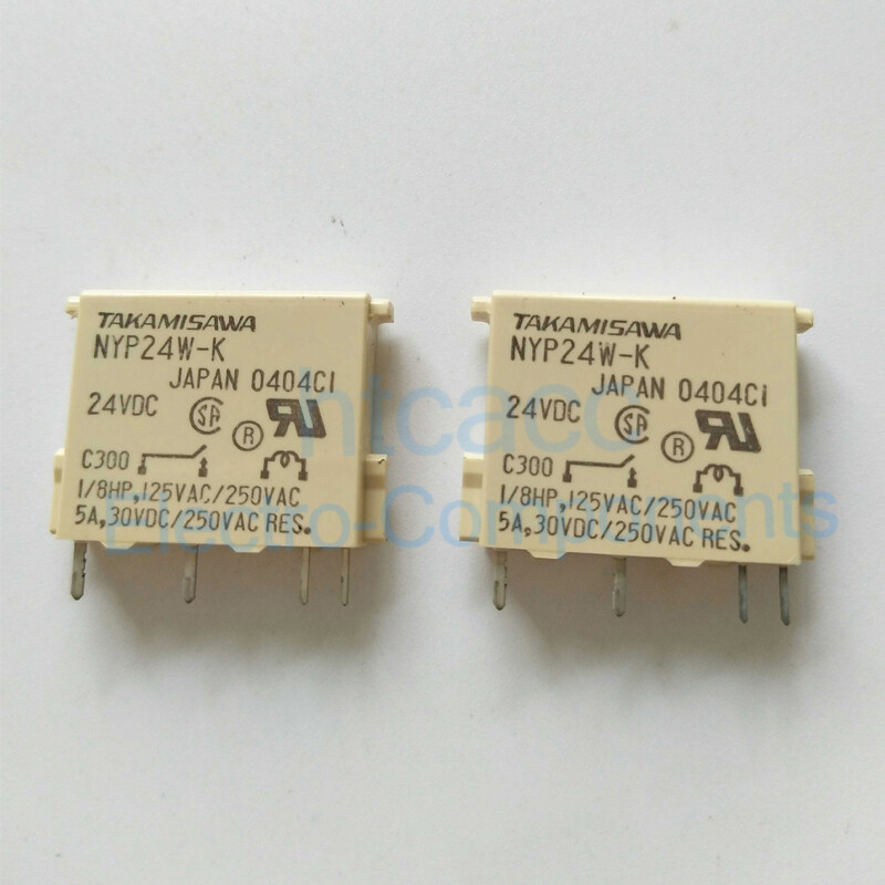 (Pack of 10) Power Relay 5A 24VDC 4 Pins  NYP24W-K 24VDC