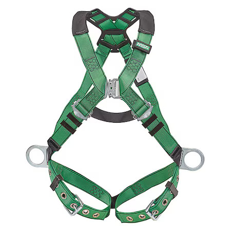 Msa Safety 10206063 V-Form(Tm) Safety Harness Fall Protection Harness, Xl, 400