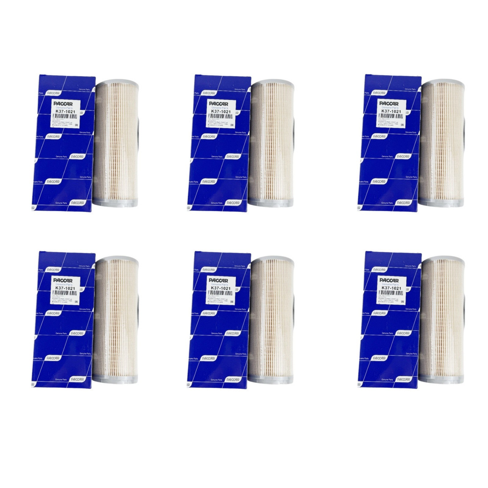 6X NEW PACCAR FUEL FILTER ELEMENT K37-1021 Fits for Peterbilt Kenworth