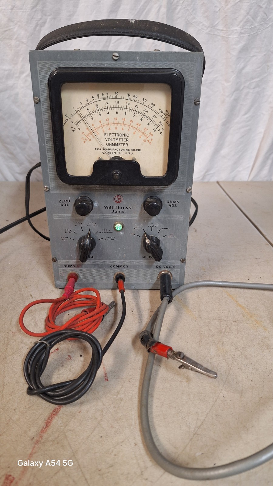 RCA Junior VoltOhmyst Meter - Vintage Tester Electronic Voltmeter