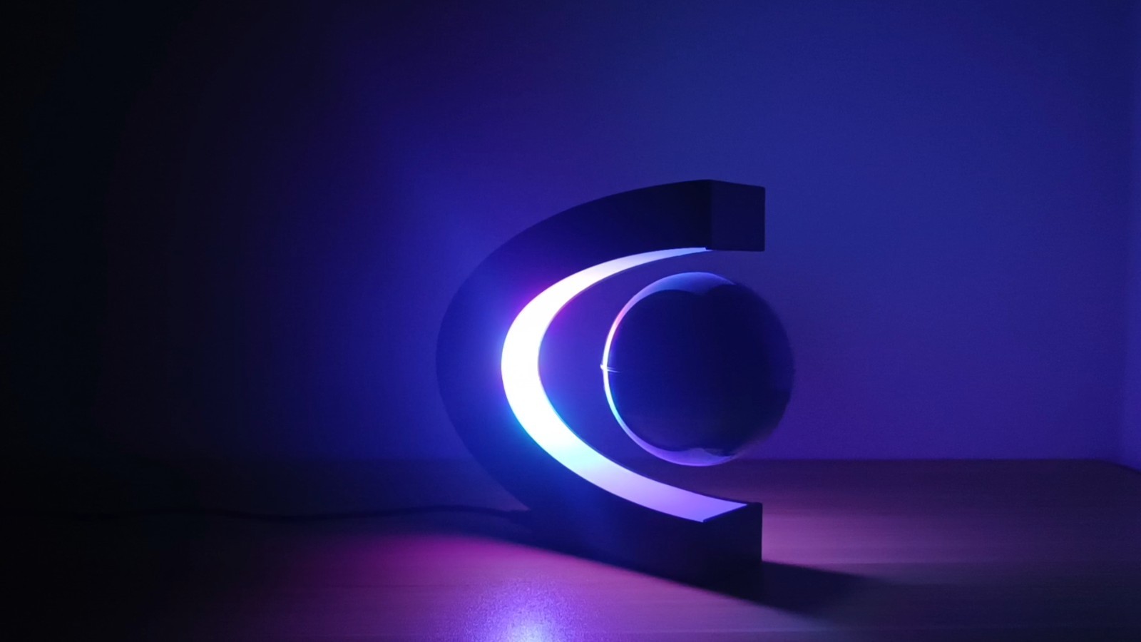 Magnetic Floating Globe with LED Lights - Unique Tech Gift for Men, Teens & Home