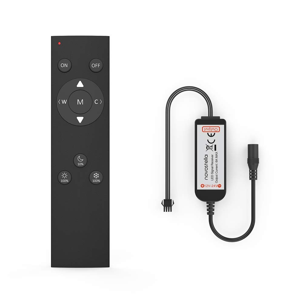 NOVOSTELLA 360 RF Remote Controller for 20ft-40ft Tunable LED Strip Light Kit...